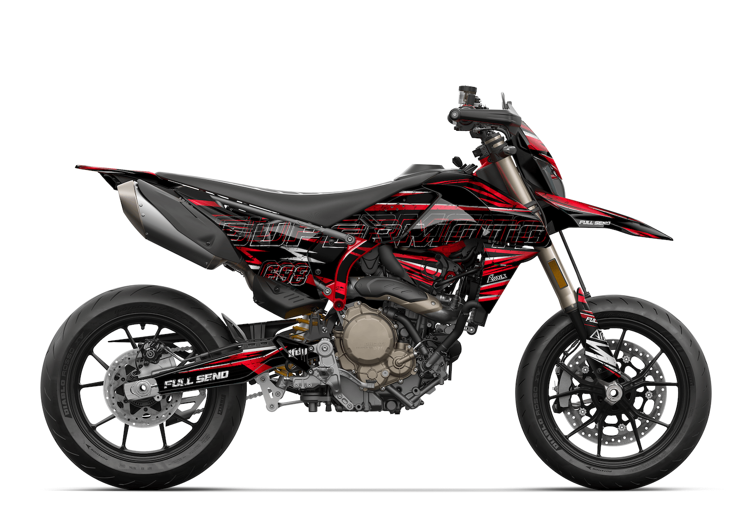 Dekor passend fürDucati Hypermotard Mono 698 - Swifty Edition