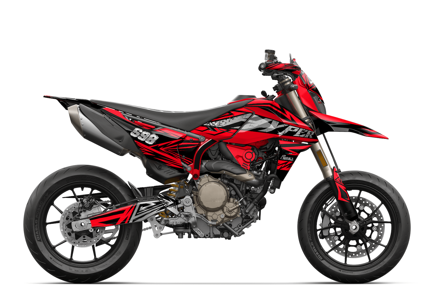 Dekor passend fürDucati Hypermotard Mono 698 - Vault Edition