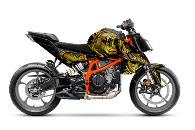 Dekor passend für KTM Duke 125 / 390 - Dragon Edition