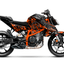 Dekor passend für KTM Duke 125 / 390 - Smiley Edition