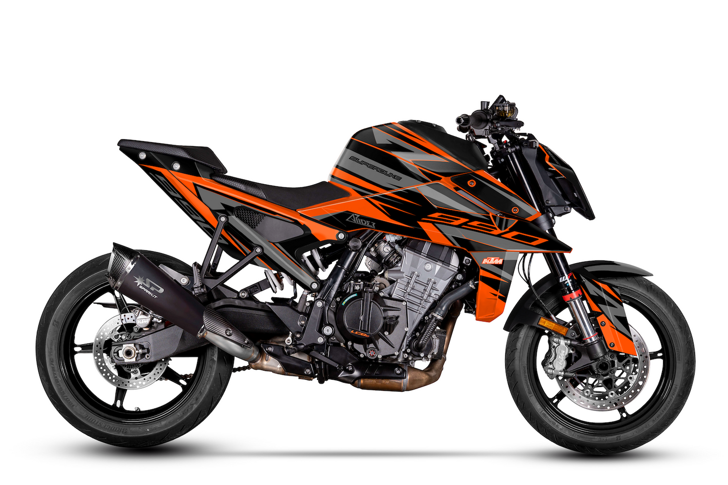 Dekor passend für KTM Duke 990 - Racing Edition