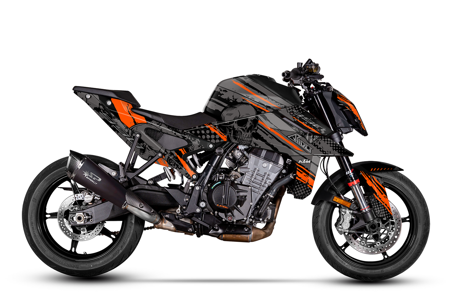 Dekor passend für KTM Duke 990 - Skull Edition