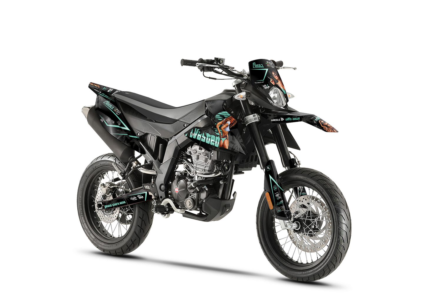 Dekor passend für Aprilia SX 125- Wasted Edition