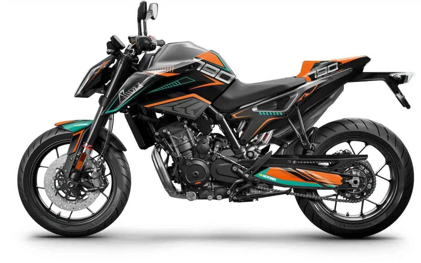 Dekor passend für KTM Duke 790- Motorex Edition