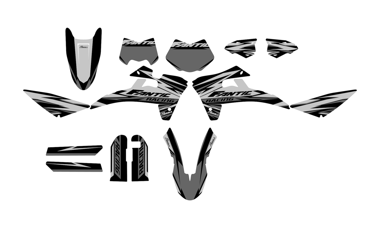 Dekor passend für Fantic XMF 50 / 125 - Slicer Edition