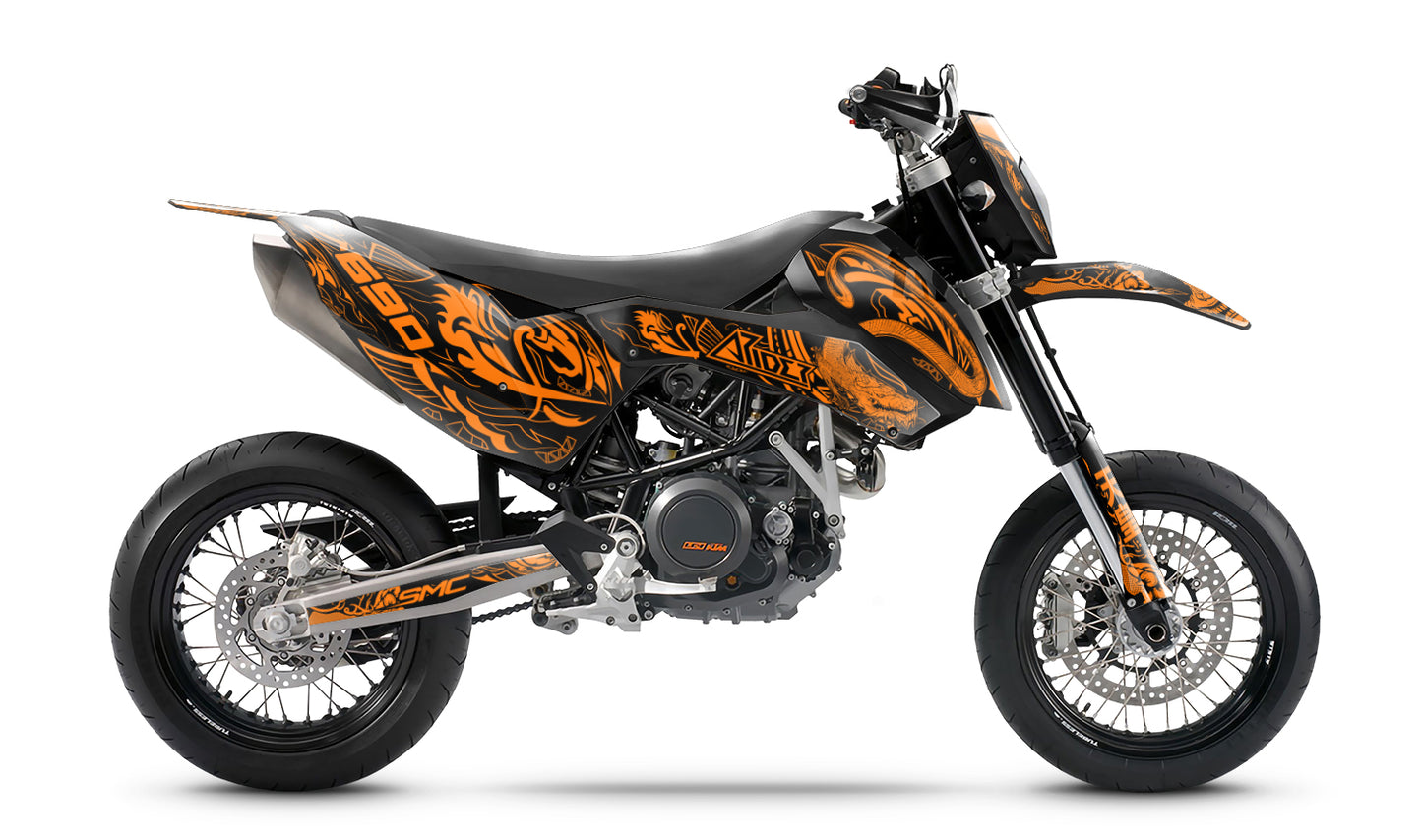 Dekor passend für KTM 690 SMC-R- Dragon Edition