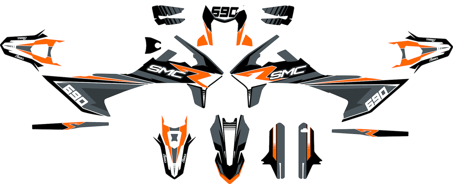 Dekor passend für KTM 690 SMC-R- Classic Edition