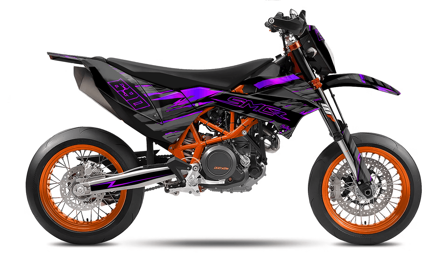 Dekor passend für KTM 690 SMC-R- Blackbird Edition