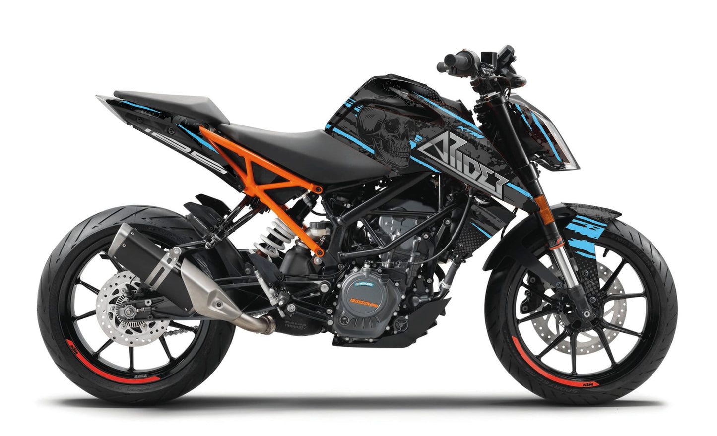 KTM Duke 125 Dekor, Aufkleber Kit 2017 - 2021