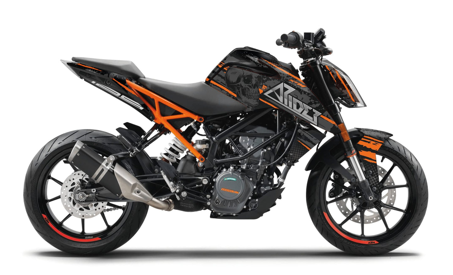 Dekor passend für KTM Duke 125 / 390 - Skull Edition