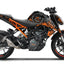 Dekor passend für KTM Duke 125 / 390 - Smiley Edition