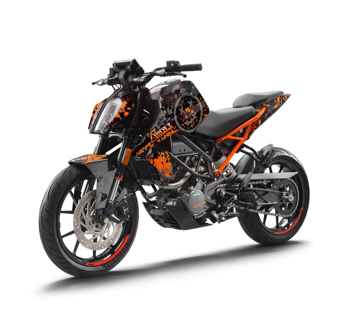 Dekor passend für KTM Duke 125 / 390 - Smiley Edition