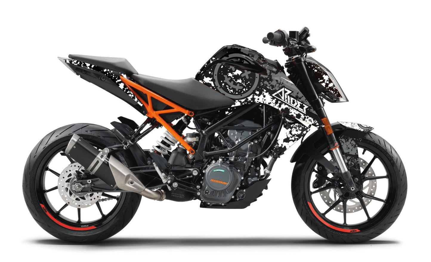 Dekor passend für KTM Duke 125 / 390 - Smiley Edition