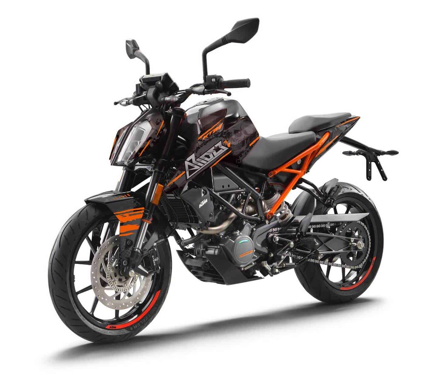 KTM Duke 125 Dekor, Aufkleber Kit 2017 - 2021