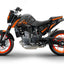 Dekor passend für KTM Duke 690- Smiley Edition