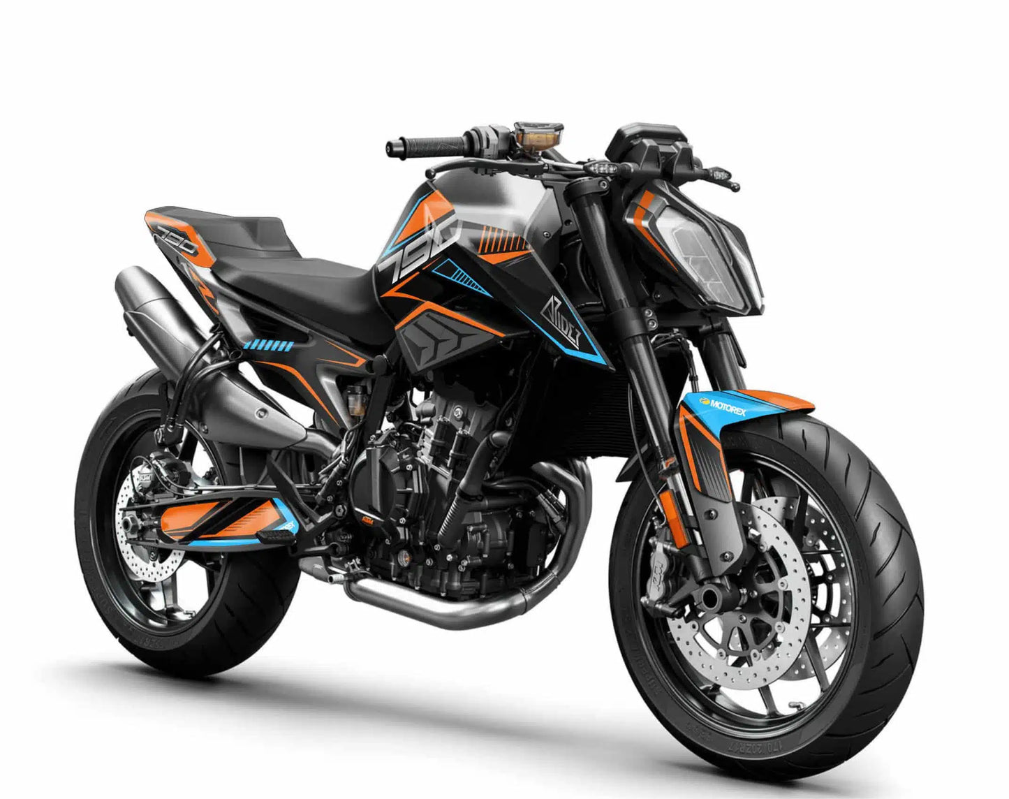 Dekor passend für KTM Duke 790- Motorex Edition