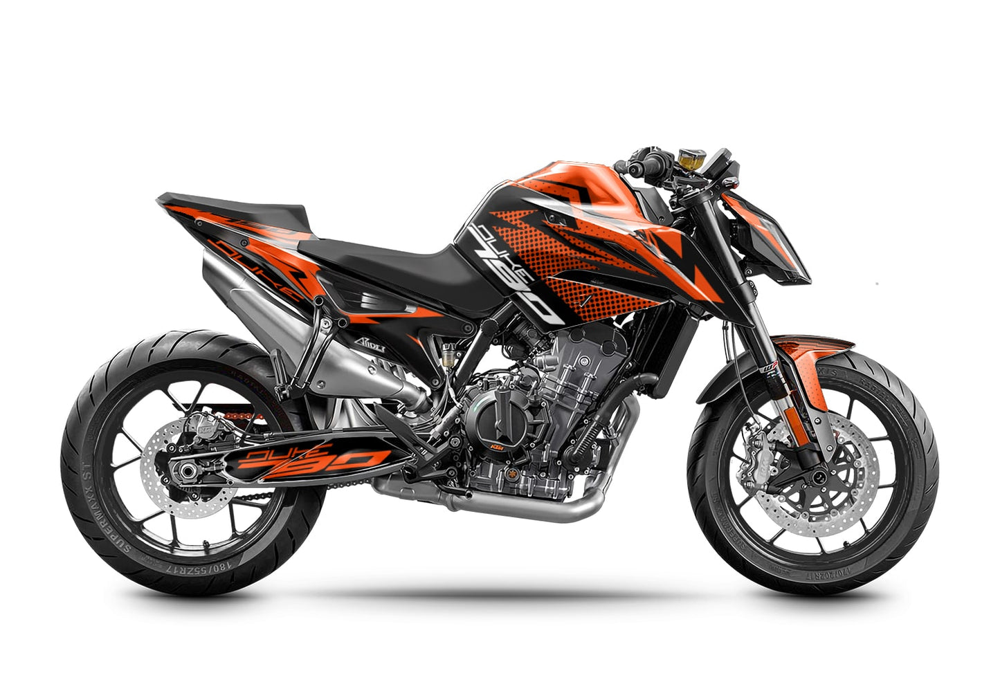 Dekor passend für KTM Duke 790- Sonic Edition