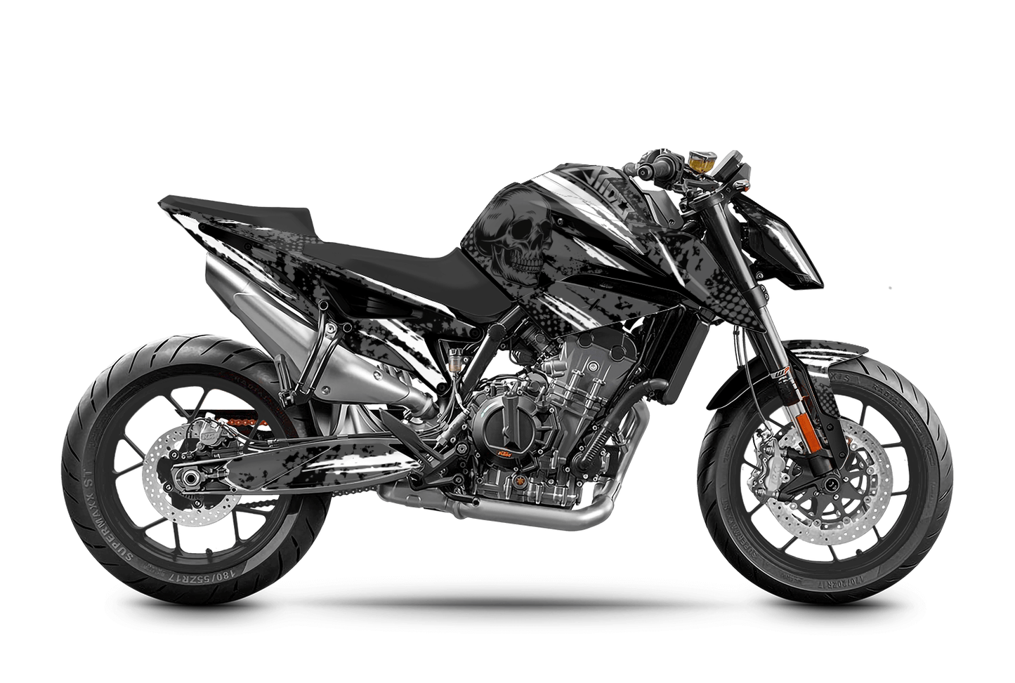 Dekor passend für KTM Duke 790- Skull Edition