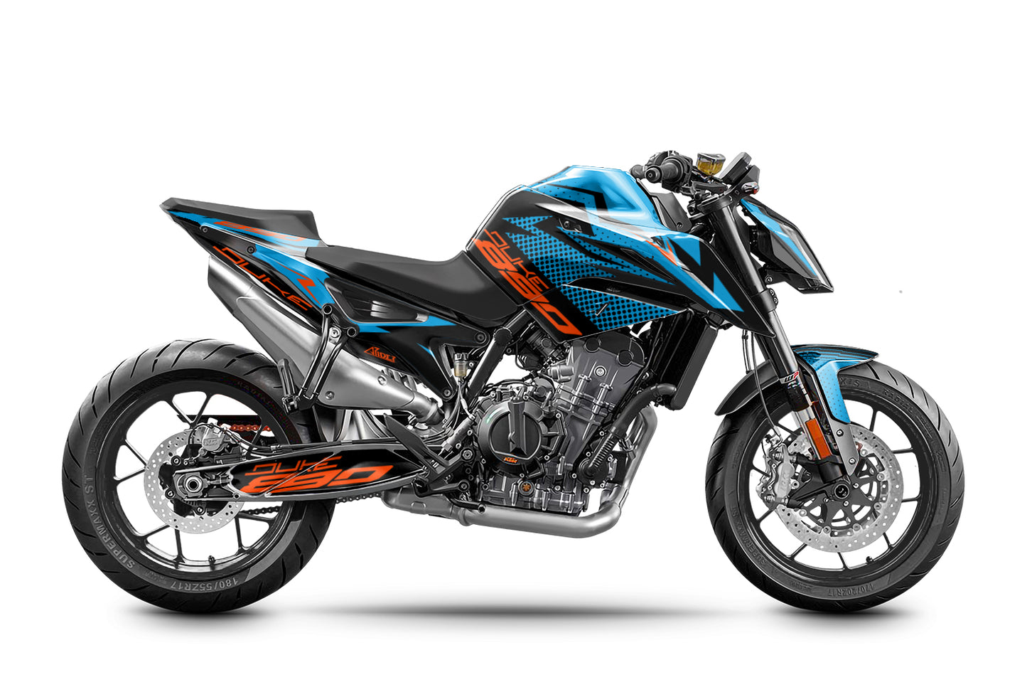 Dekor passend für KTM Duke 890 (R)- Sonic Edition