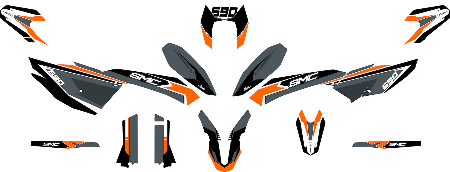 Dekor passend für KTM 690 SMC-R- Classic Edition