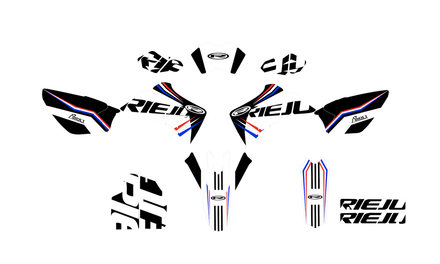 Dekor passend für Rieju MRT 50 / 125- Tri Edition