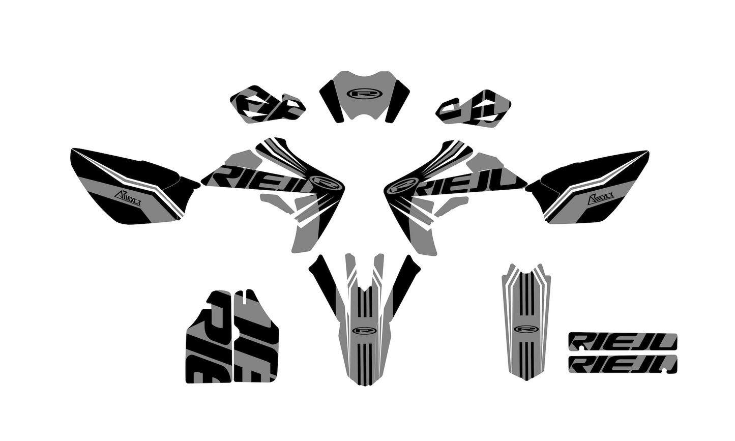 Dekor passend für Rieju MRT 50 / 125- Tri Edition