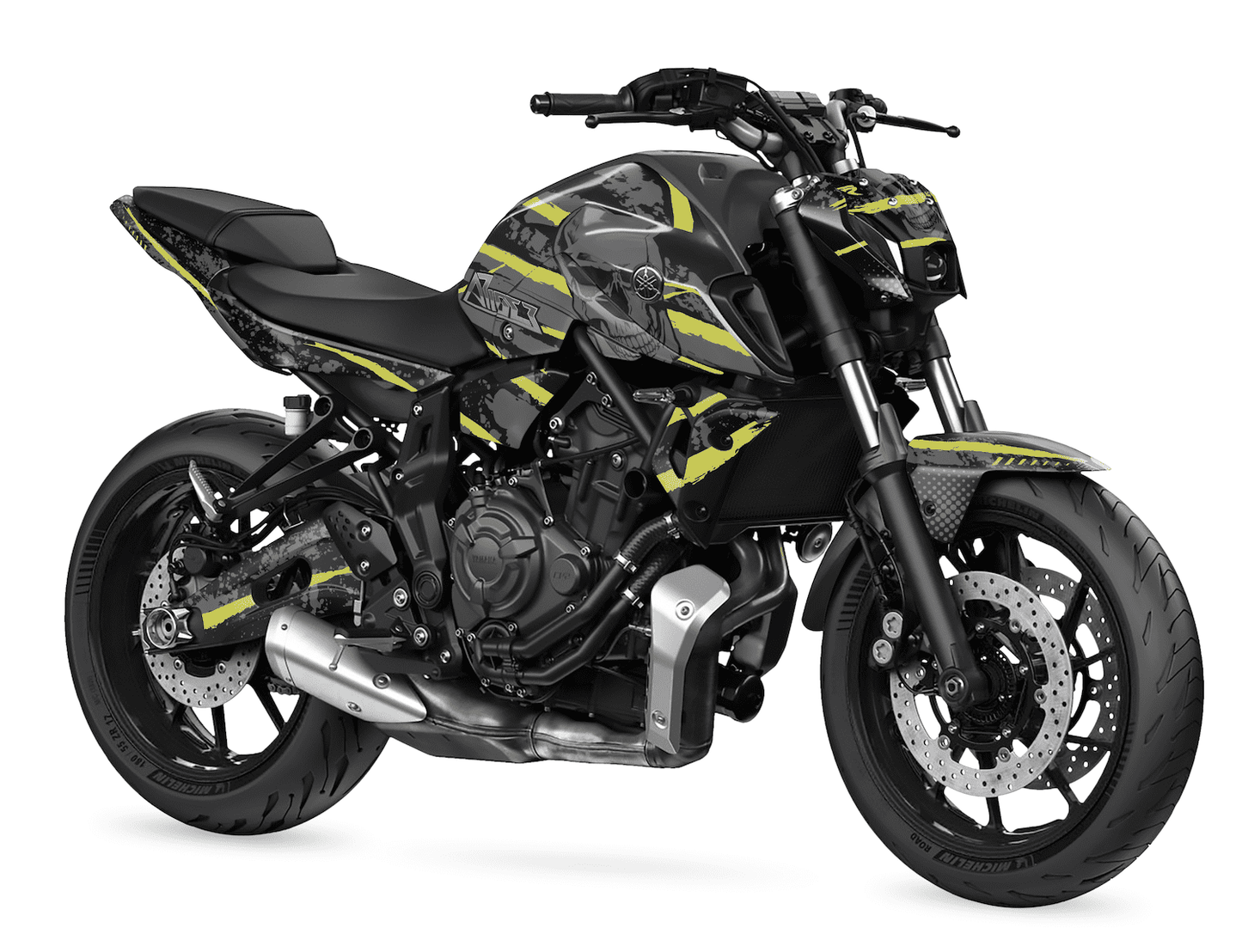 Dekor passend für Yamaha MT 07 - Skull Edition