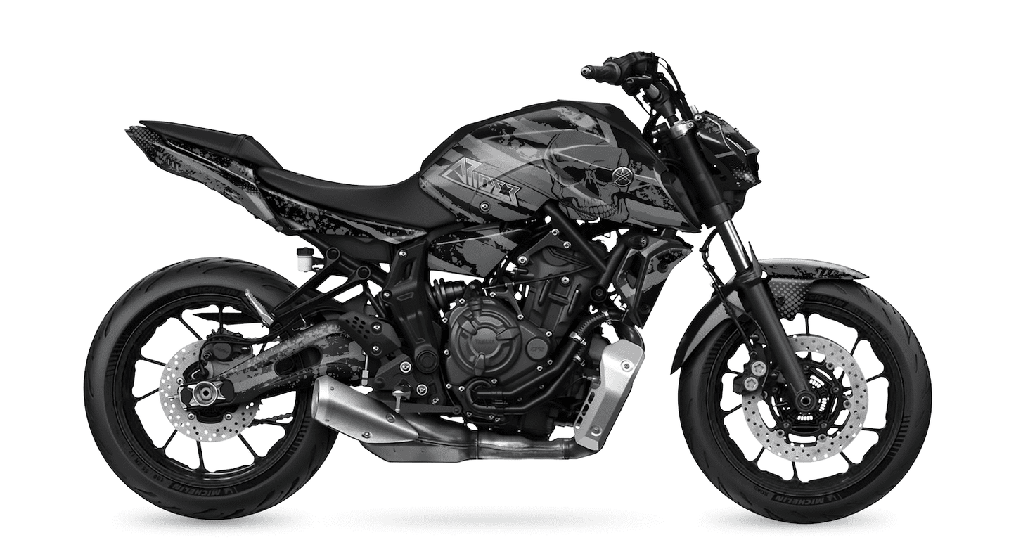 Dekor passend für Yamaha MT 07 - Skull Edition