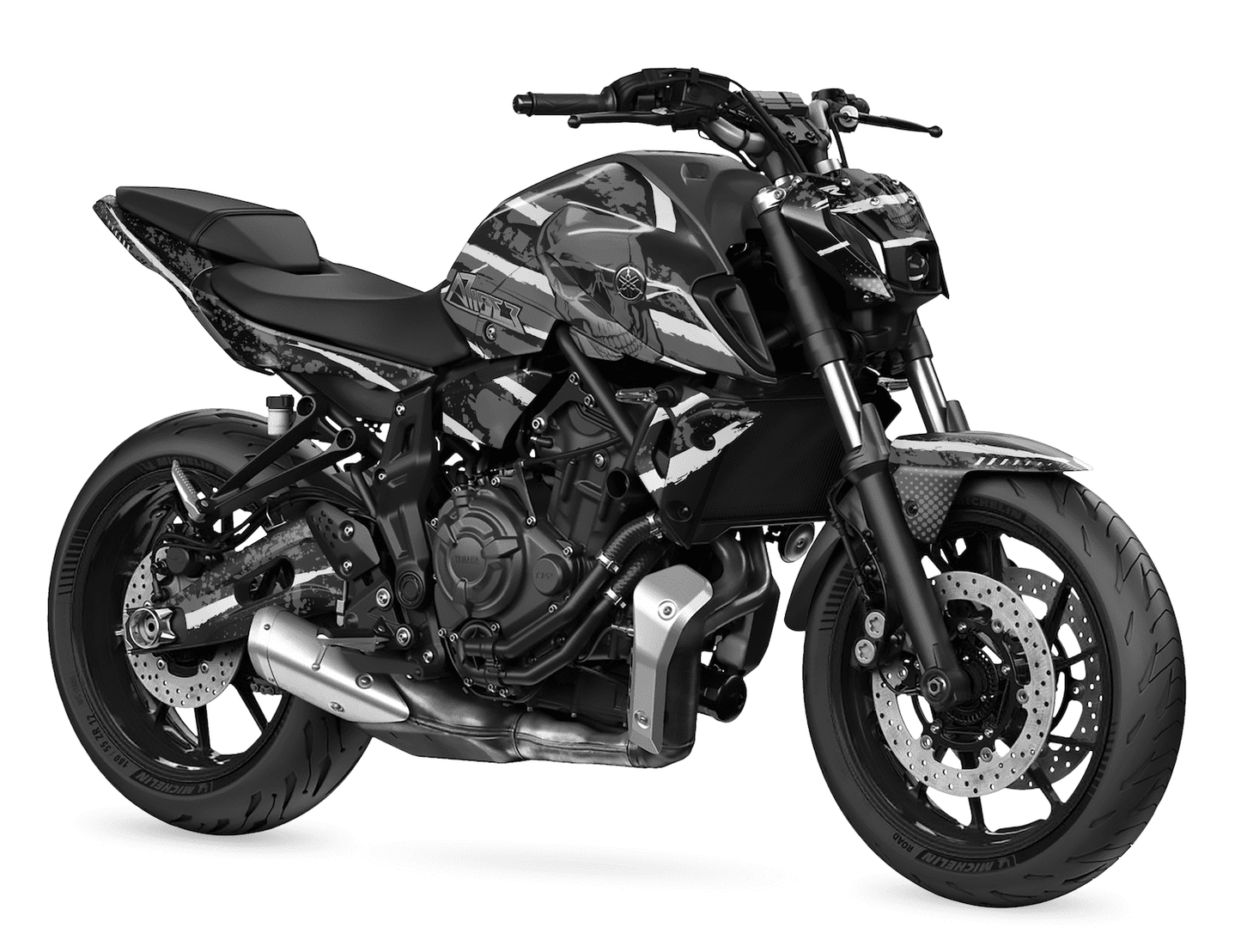 Dekor passend für Yamaha MT 07 - Skull Edition