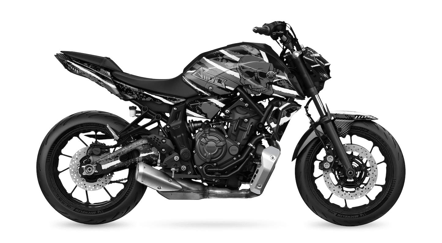 Dekor passend für Yamaha MT 07 - Skull Edition